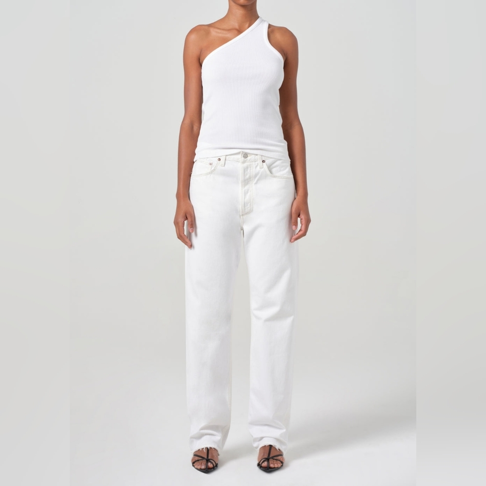 AGOLDE WHITE STRAIGHT LEG DENIM NWT!